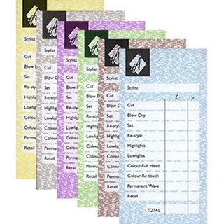 CHECK RECEIPT PADS 12'S ASSORTED
