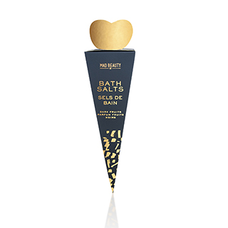 Mad Beauty Splash of Gold Bath Salts - Dark Fruit