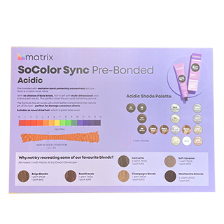 New Color Sync Acidic Bronde Salon Poster