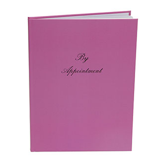 Pink Appointment Book 6 Column