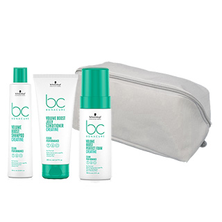2023 Schwarzkopf Bonacure Xmas Gift Bag Trio Volume - for fine limp hair