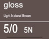 TIGI COPYRIGHT COLOUR GLOSS 5/0 LIGHT NATURAL BROWN
