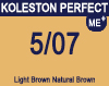 New Koleston Perfect Me+ 5/07 Light Brown Natural Brown 60ml
